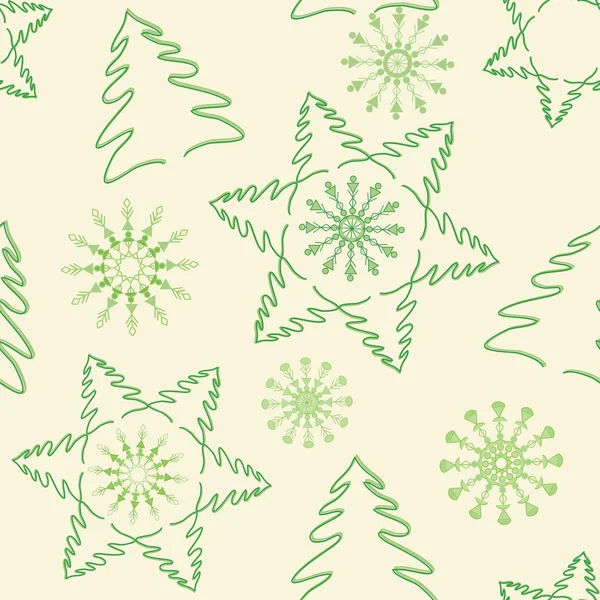 Abstracto Navidad sin costuras patrón de fondo — Vector de stock