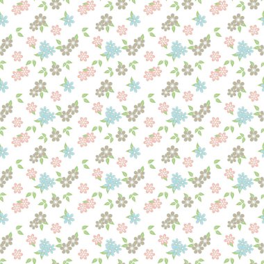 Soyut çiçek pürüzsüz desen arkaplanı