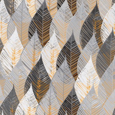 Abstract foliage seamless pattern background