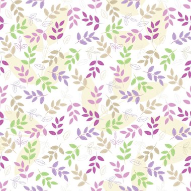 soyut yeşillik Dikişsiz desen arka plan