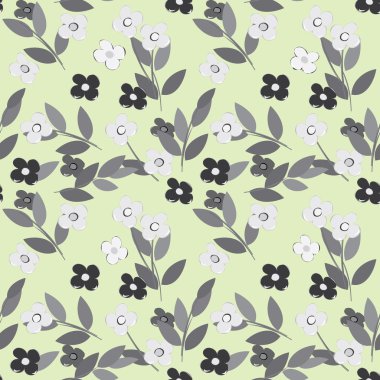 Soyut çiçek pürüzsüz desen arkaplanı