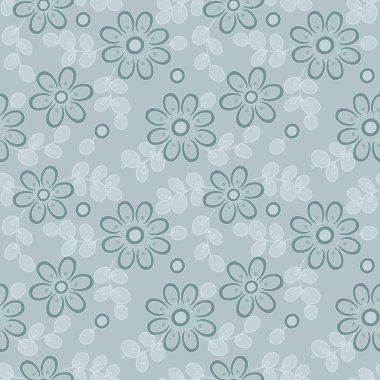 Soyut çiçek pürüzsüz desen arkaplanı