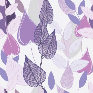 soyut yeşillik Dikişsiz desen arka plan