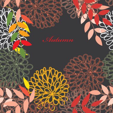 Abstract autumn colorful background. Banner.