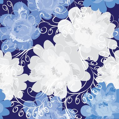 Çiçek dikişleri deseni