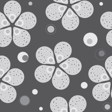 Soyut çiçek pürüzsüz desen arkaplanı