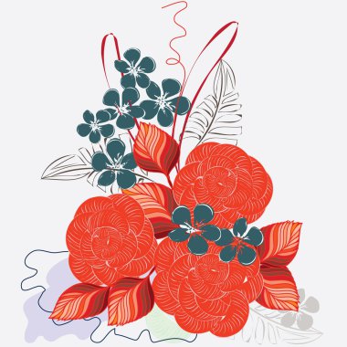 şık çiçek arka planlar