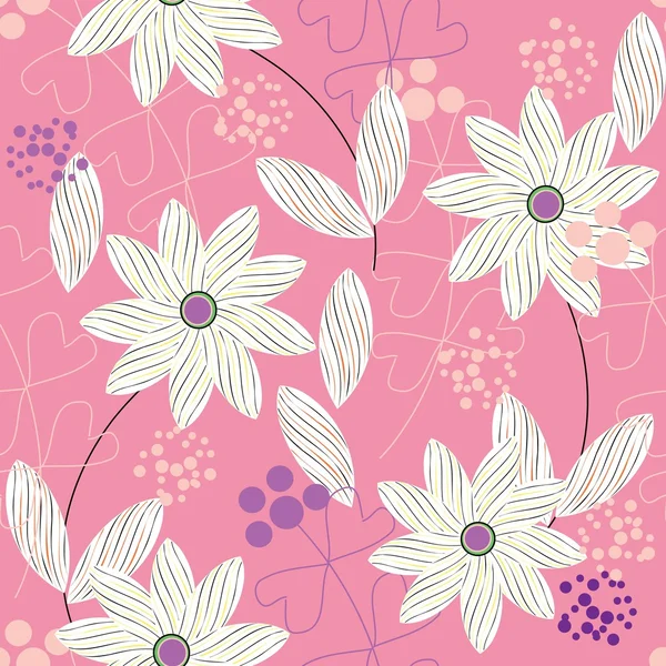 Floral seamless pattern — Stock Vector