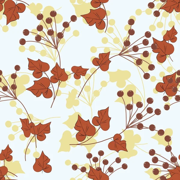 Floral nahtlose Muster Hintergrund. — Stockvektor