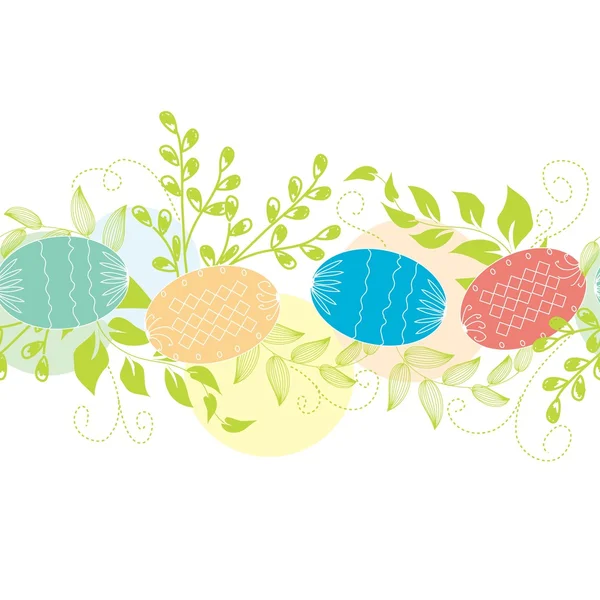 Fondo huevos de Pascua — Vector de stock