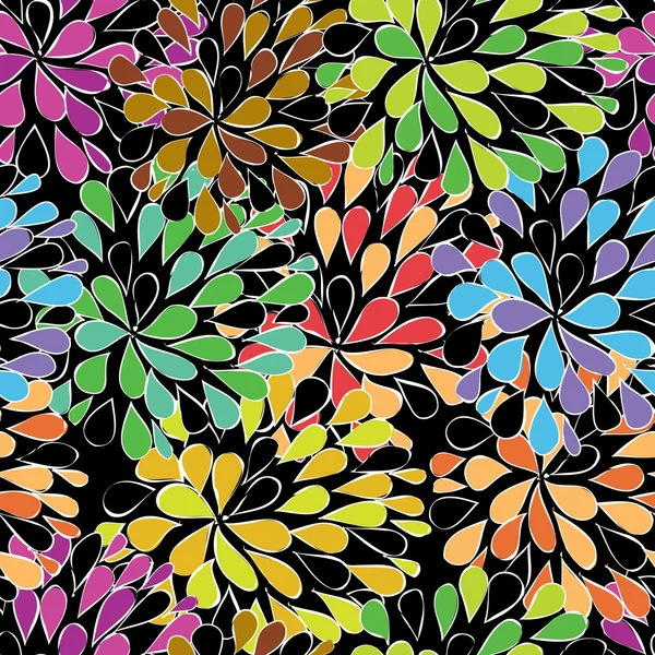 Fondo de patrón sin costura colorido abstracto — Vector de stock