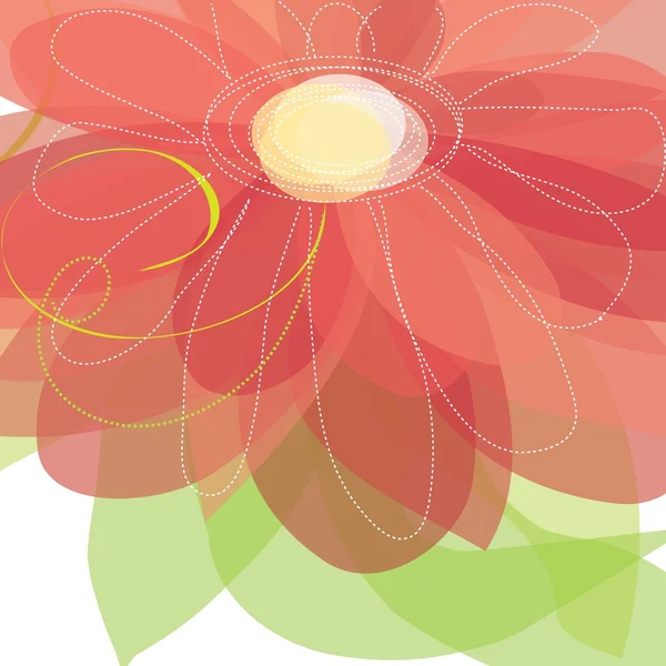 Bloemen achtergrond — Stockvector