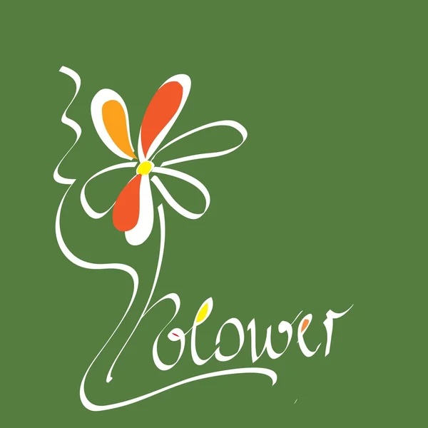 Fundo de flores elegante.Logo . —  Vetores de Stock