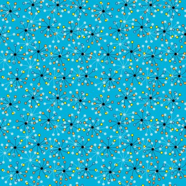 soyut kar tanesi Dikişsiz desen arka plan