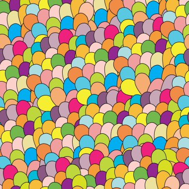 Soyut Renkli Kusursuz Desen