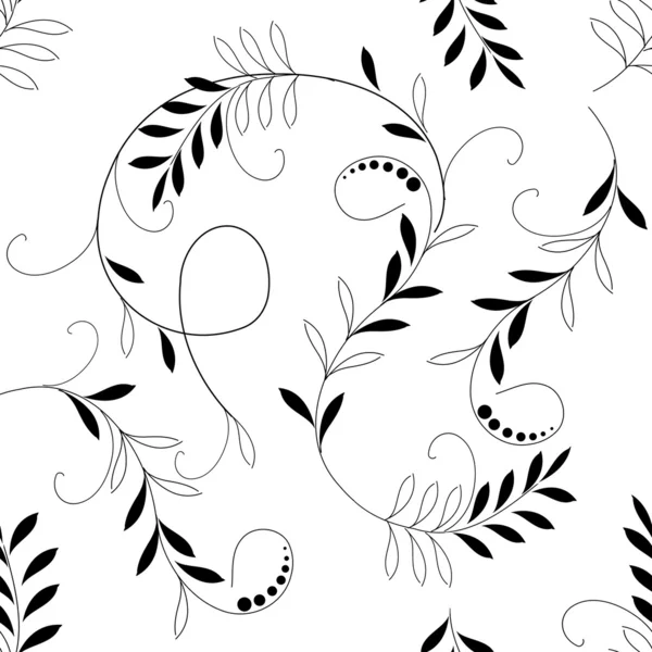 Patrón sin costura floral — Vector de stock