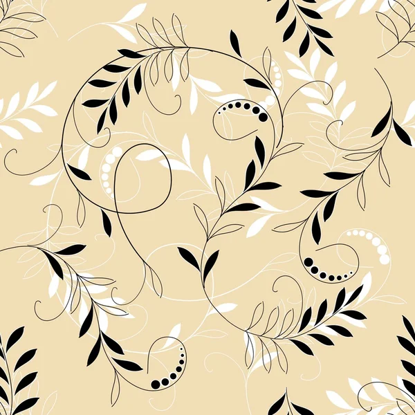 Bloemen naadloos patroon — Stockvector