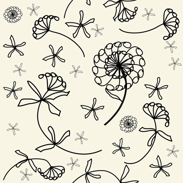 Floral seamless pattern — Stock Vector