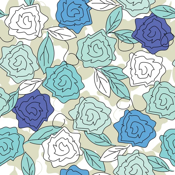 Floral seamless pattern — Stock Vector