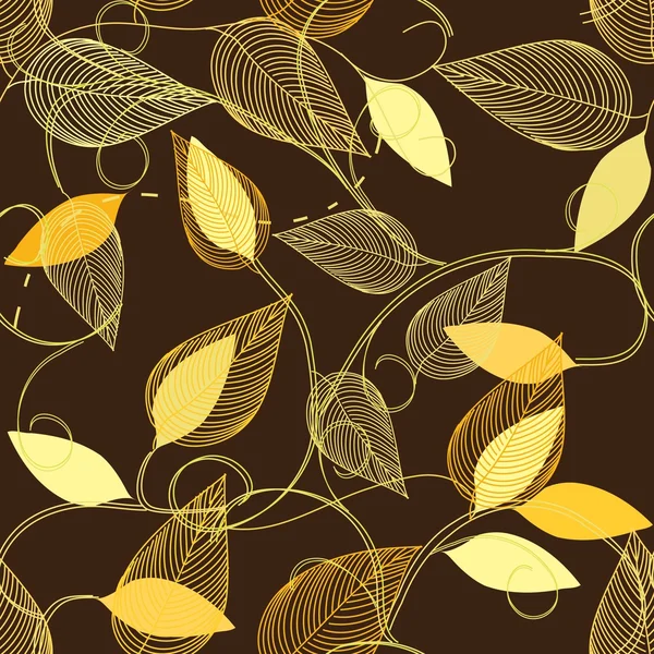 Motif floral sans couture — Image vectorielle