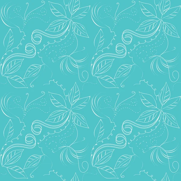 Motif floral sans couture — Image vectorielle