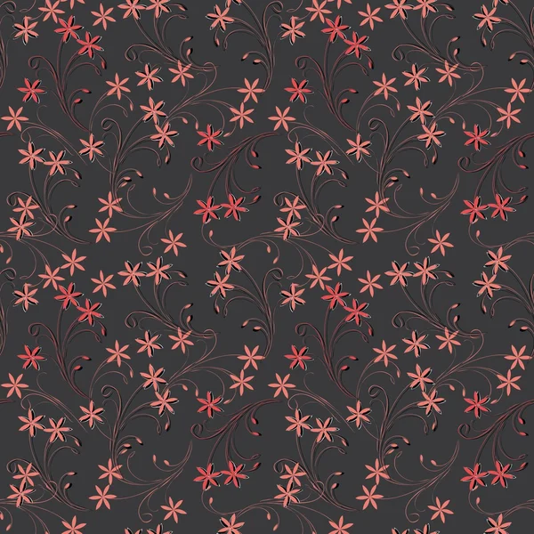 Motif floral sans couture — Image vectorielle