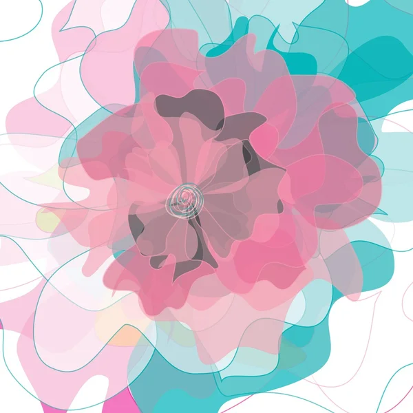 꽃 backgrounds.graphic 장식 기호. — 스톡 벡터