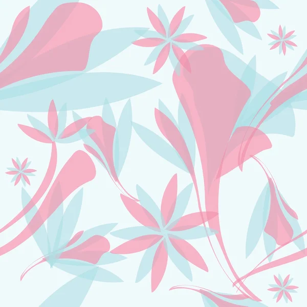 Motif floral sans couture — Image vectorielle