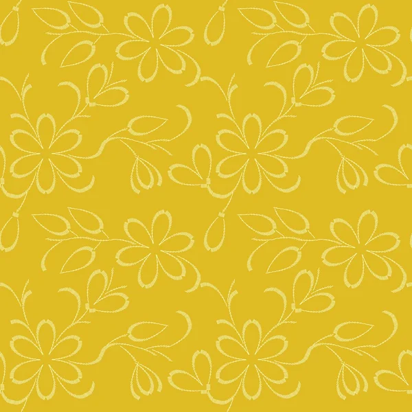 Motif floral sans couture — Image vectorielle