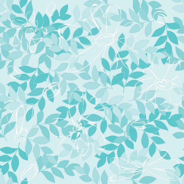 Fondo de patrón sin costura flor abstracta — Vector de stock