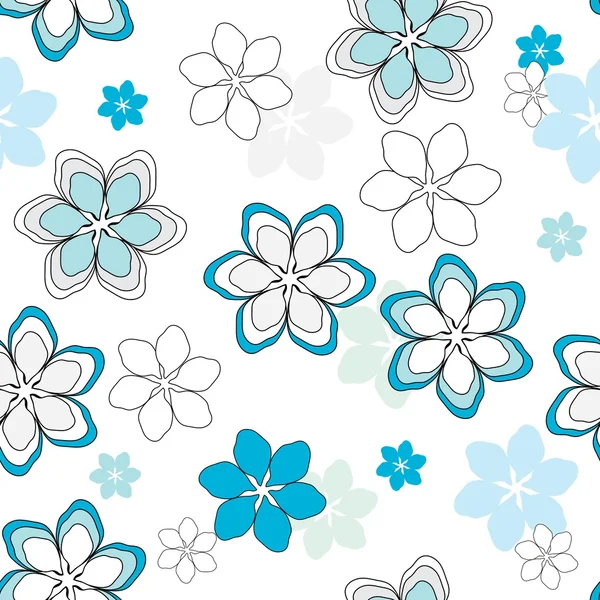 Floral seamless pattern — Stock Vector