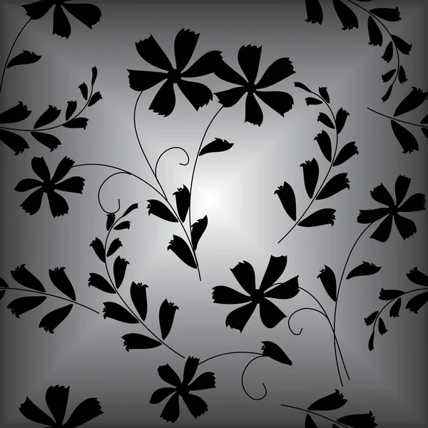 Motif floral sans couture — Image vectorielle