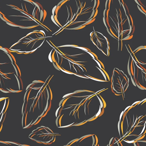 추상적 인 꽃 모양의 솔기없는 무늬 — 스톡 벡터