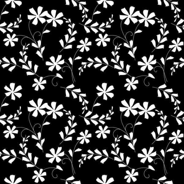 Motif floral sans couture — Image vectorielle