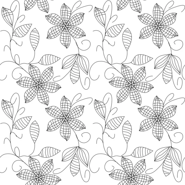 Patrón sin costura floral — Vector de stock