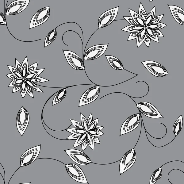 Patrón sin costura floral — Vector de stock