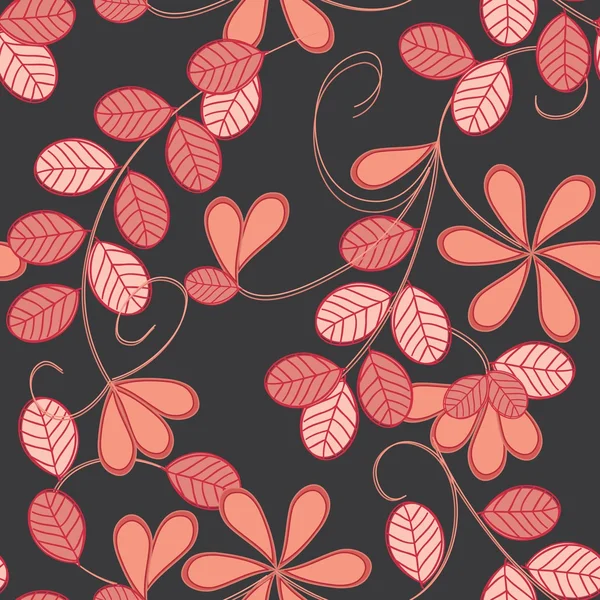 Motif floral sans couture — Image vectorielle