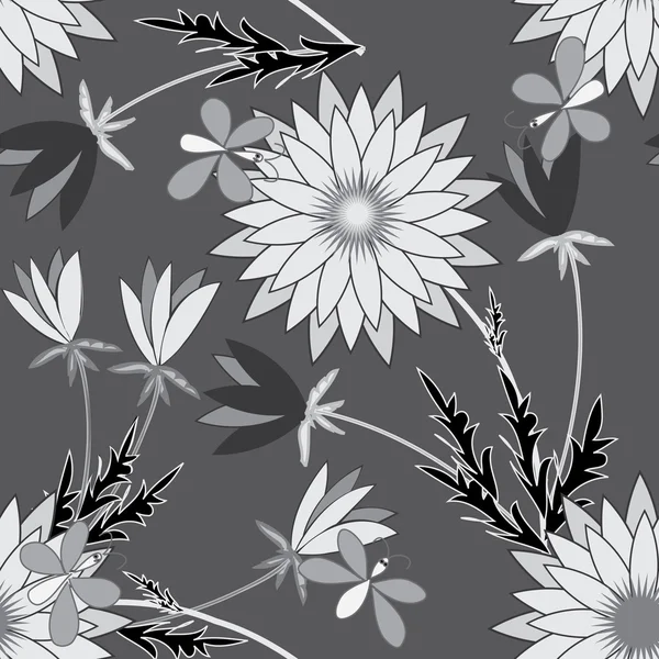 Floral seamless pattern — Stock Vector