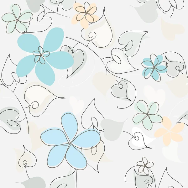 Floral seamless pattern — Stock Vector