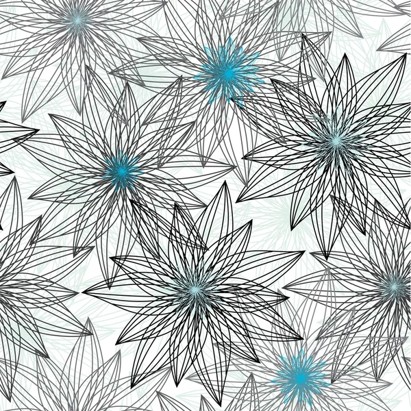 Motif floral sans couture — Image vectorielle