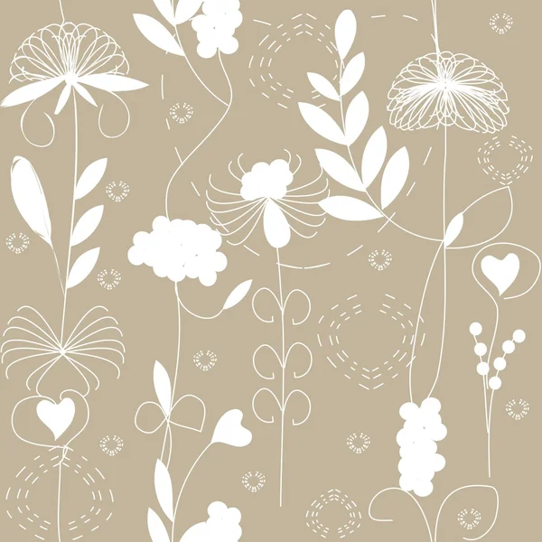 Floral seamless pattern — Stock Vector