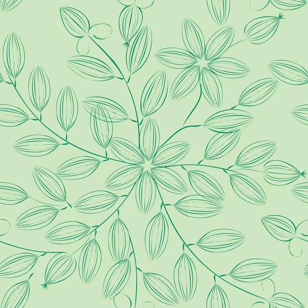 Motif floral sans couture — Image vectorielle