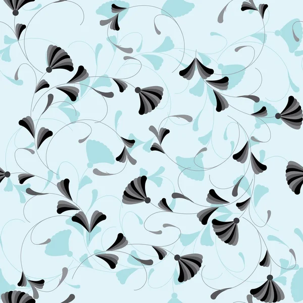 Motif floral sans couture — Image vectorielle