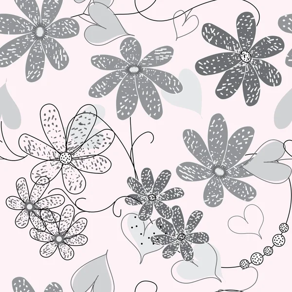 Floral seamless pattern — Stock Vector