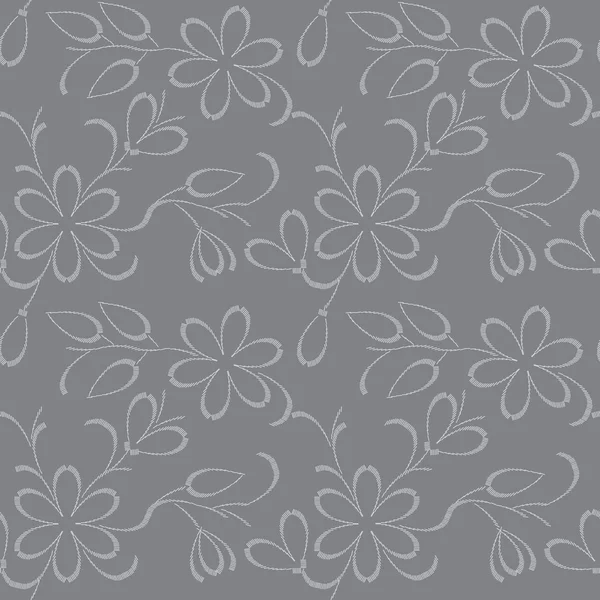 Motif floral sans couture — Image vectorielle