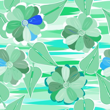 Soyut çiçek pürüzsüz desen arkaplanı