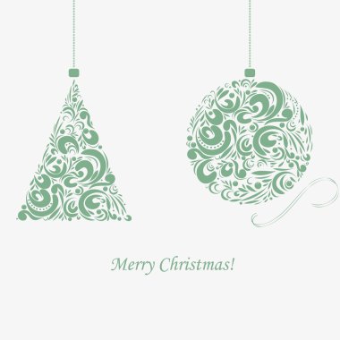 arka plan christmas topu ile.