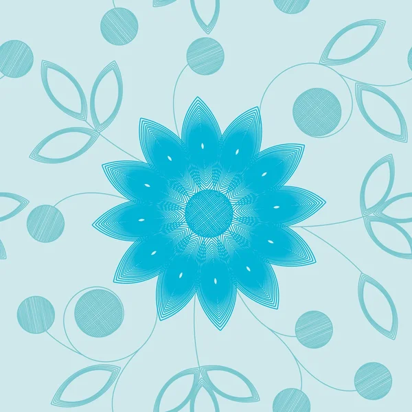 Fondo de patrón sin costura flor abstracta — Vector de stock