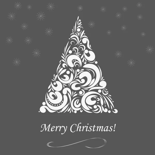 arka plan ile Noel ağacı.