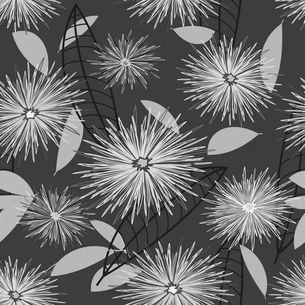 Абстрактный цветок бесшовный фон — стоковый вектор